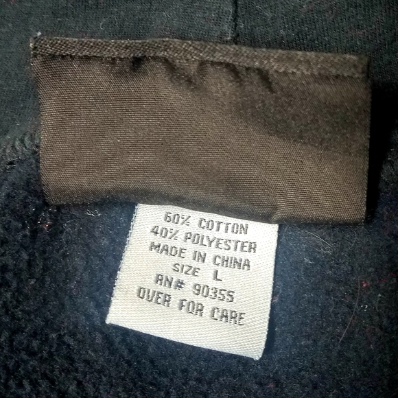 Vintage 90's Led Zeppelin USA 1977 Tour Mens Hoodie size Large - Picture 6 of 6